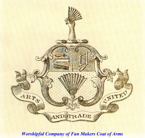 Worshipful Company of Fan Makers Coat of  Arms